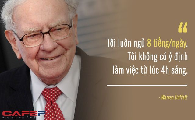 Dậy sớm từ 4h sáng như CEO Apple, Pepsi… cũng chẳng khiến bạn tài giỏi như họ: Đến Warren Buffett còn làm theo nguyên tắc hàng đầu này, sao bạn có thể quên?